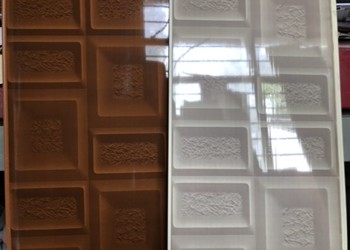 طراحی تنوع پانل های دیواری 3D PVC / پانل های دیواری تزئینی 3D نصب آسان