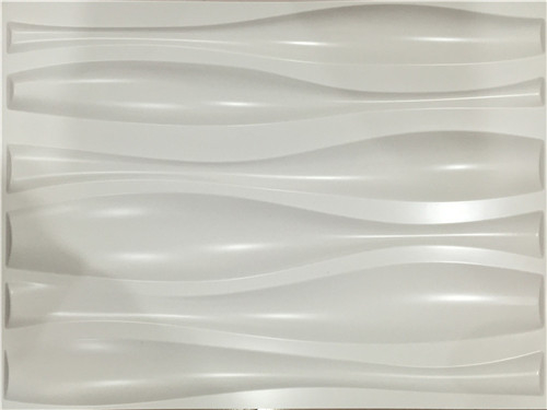 کاغذ دیواری یکپارچه با کاغذ دیواری سفید 3D ، پانل های دیواری سه بعدی با محیط زیست دوستانه