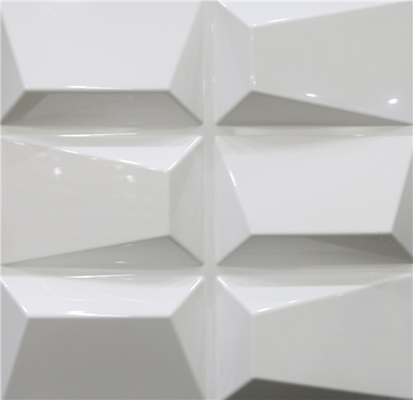 پنل های دیواری PVC با وزن سبک سه بعدی نمای بیرونی ضد آب با طراحی برجسته مد