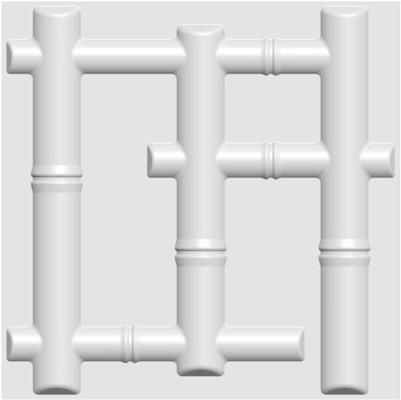 پانل های دیواری سفید چسب 3D ، پانل های دیواری مدرن PVC