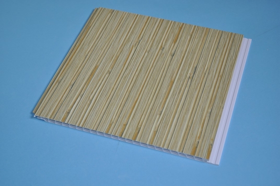 پانل های سقفی ضد آب PVC ضد زنگ دانه چوب طبیعی برش / سوراخ / میخ